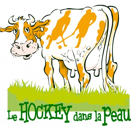  T-SHIRT LE HOCKEY DANS LA PEAU